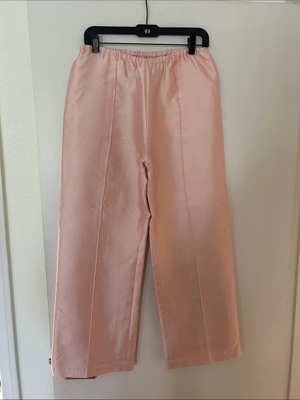 Donni Satin Pale Pink Pants